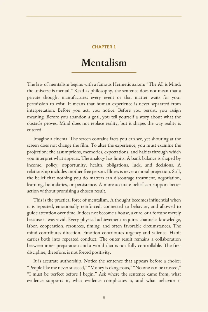 Interior preview page from This Wisdom Has Been Forbidden